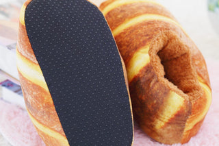 Baked Bread Plush Slippers - Plushie Depot