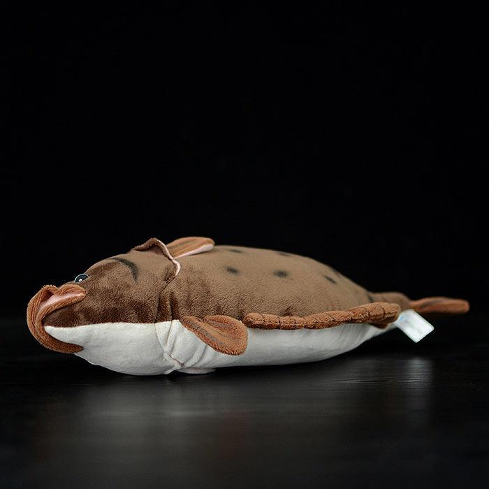 15.7" Realistic Flounder Fish Plush Toy Stuffed Animals Plushie Depot