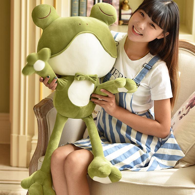 Soft Frog Plush Toy Doll Is Cute And Super Cute Plushie Depot