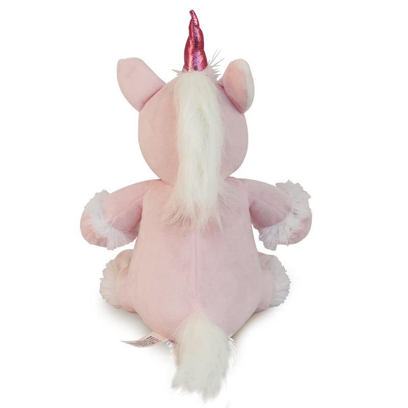 12" Soothing Pink Unicorn Plush Toy Doll Stuffed Animals Plushie Depot