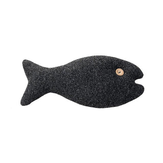 Black Fish Catnip Funny Pet Toy Without zipper 30X13CM Plushie Depot