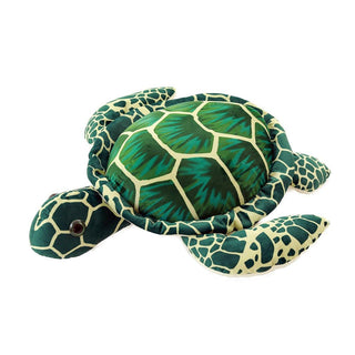 Big-eyed Sea turtle plush toy Green Plushie Depot