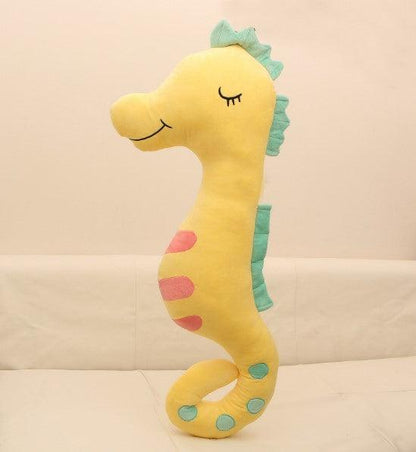 Giant Seahorse Plush Stuffed Animal Yellow Plushie Depot