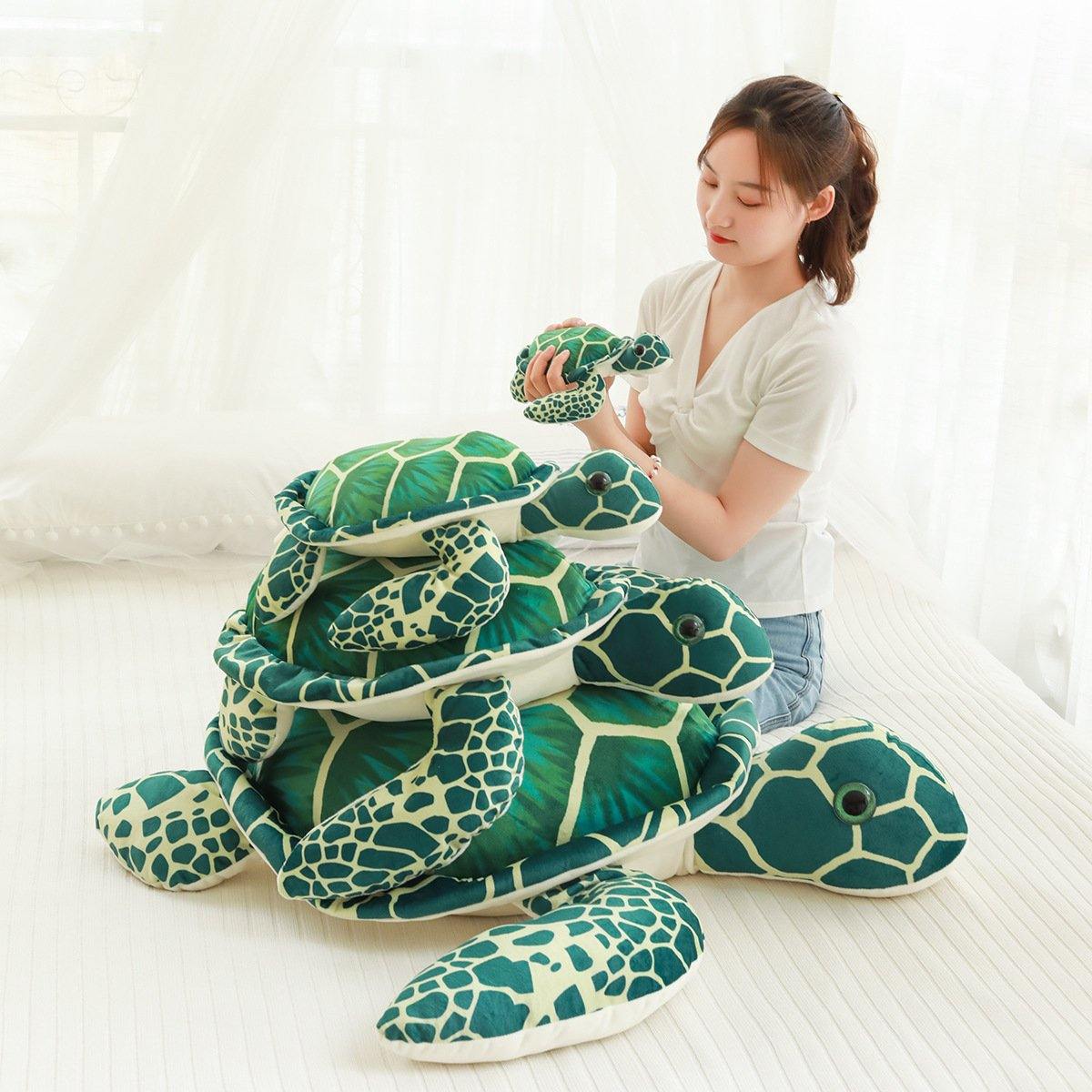 Big-eyed Sea turtle plush toy Stuffed Animals Plushie Depot