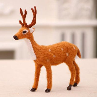 Christmas Deer Plush Toys 25cm Stuffed Animals - Plushie Depot
