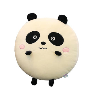 Round Animal Pillow Plush Toys Panda 40cm Stuffed Animals - Plushie Depot