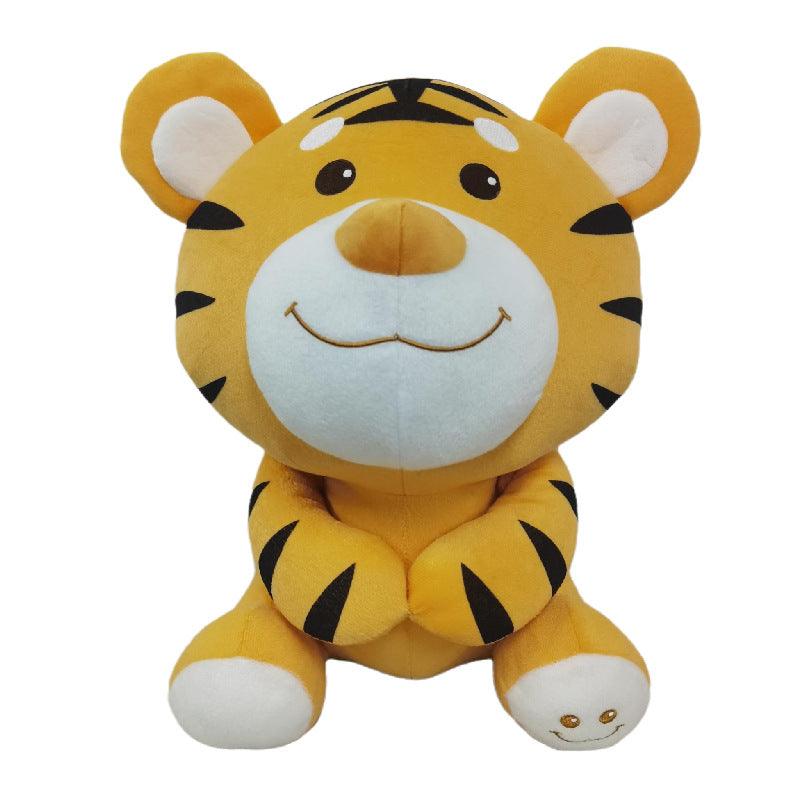 Plush Doll Toy Happy Tiger - Plushie Depot