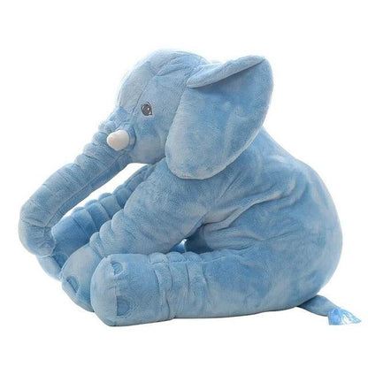Large Colorful Elephant Plushies Blue Stuffed Animals - Plushie Depot