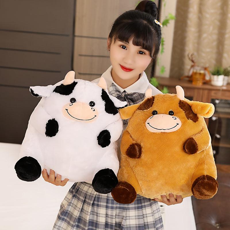 Cute Cartoon Cow Plush Pillows Pillows Plushie Depot