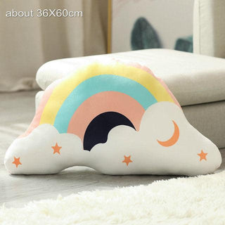 Unique Cartoon Plush Pillows rainbow 14"X23" Pillows - Plushie Depot