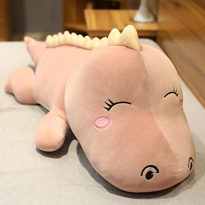 Cute Dinosaur Plush Toy Doll pillow Pink 31" Plushie Depot