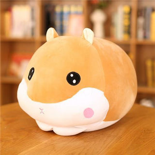 Cute Huggable Hamster Plush Pillows 17" 3 Pillows - Plushie Depot