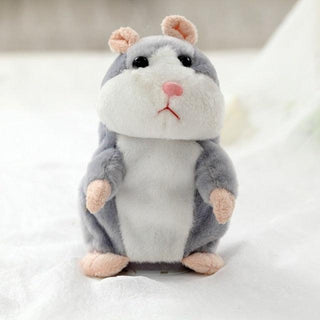 Talking Hamster Doll Plush Toys Gray Plushie Depot