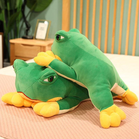 Realistic Green Tree Frog Plush Toys Stuffed Animals Plushie Depot