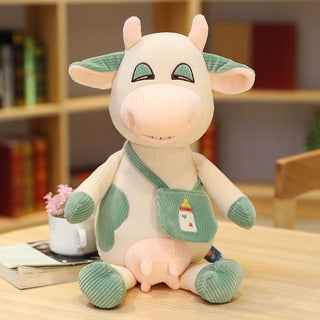 Cute Clumsy Cow Plush Toy green Plushie Depot