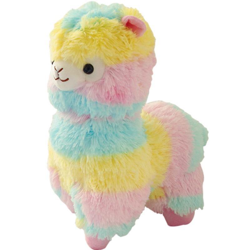 Rainbow Alpaca Doll Plush Toy Color A 20CM Plushie Depot