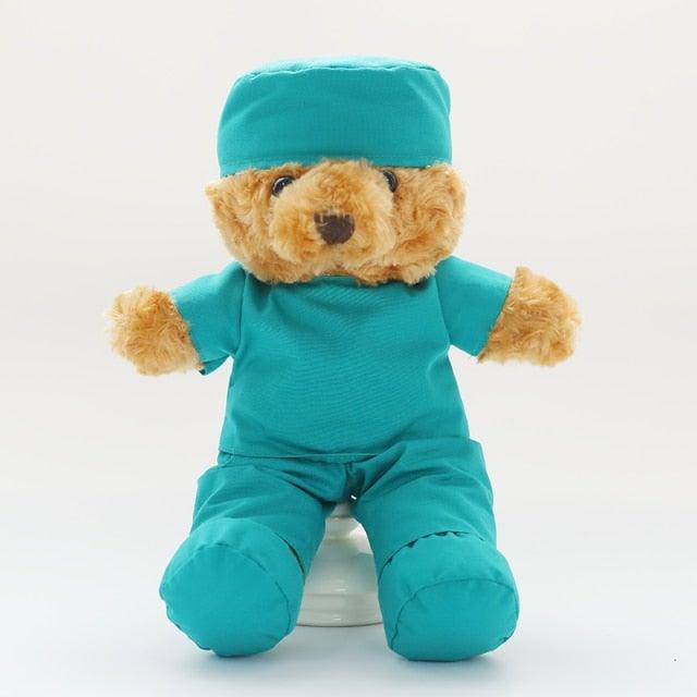 Doctor and Nurse Teddy Bear Plush Toys 8" style 7 Stuffed Animals - Plushie Depot