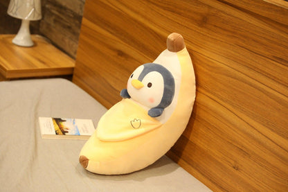 Creative Peeling Banana Piggy Plush Toy E Plushie Depot