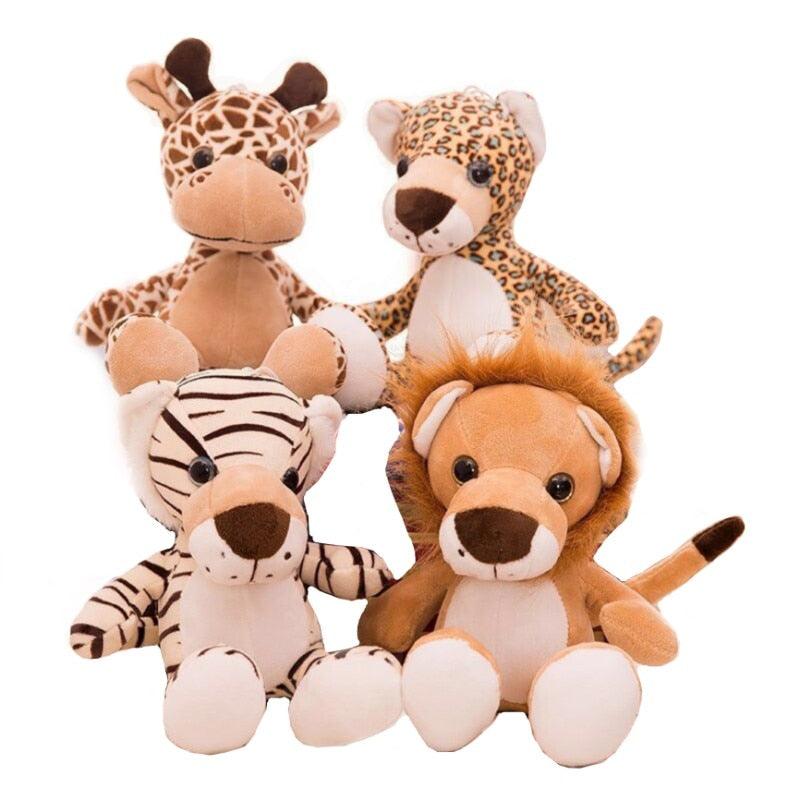 Cute Small Jungle Animal Plush Toys Stuffed Animals Plushie Depot