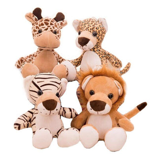Cute Small Jungle Animal Plush Toys - Plushie Depot