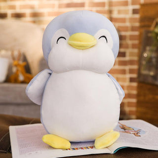 Penguin plush toy blue - Plushie Depot