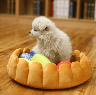 Funny Fruit Tart Cat Pet Dog Bed, Kennel Pet Beds - Plushie Depot