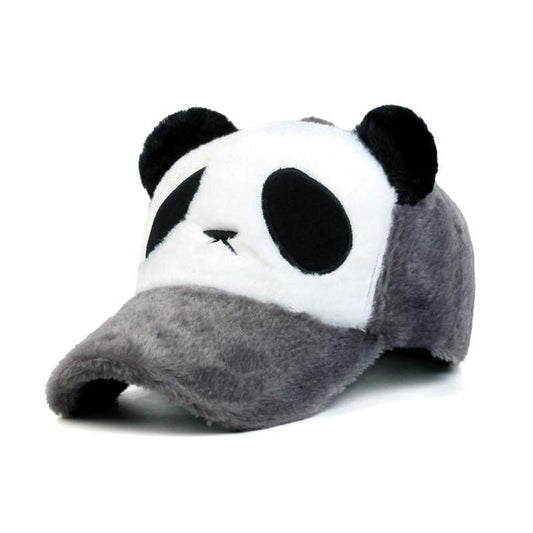 Cute Fuzzy Panda Hat Plushy Hats - Plushie Depot