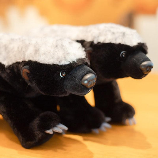 Realistic Wild Honey Badger Plush Toys Stuffed Animals Plushie Depot