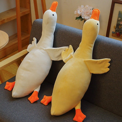 Cute Giant Flappy Goose Plushies 39" yellow Stuffed Animals - Plushie Depot