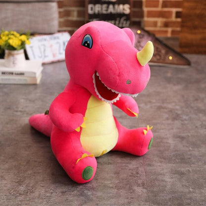 Dinosaur Plush Toy Tyrannosaurus Doll Pink Plushie Depot