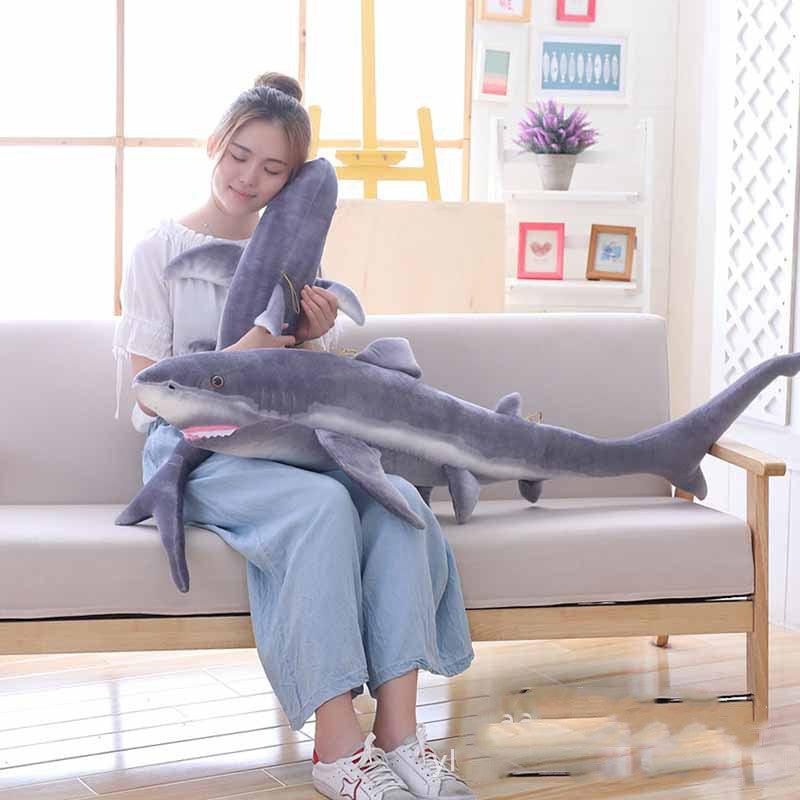 Big Imitation shark doll plush toy Stuffed Animals Plushie Depot