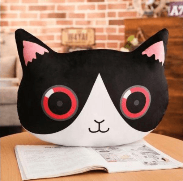 Cute cartoon cat pillow plush toy 6 style 45×30cm Plushie Depot