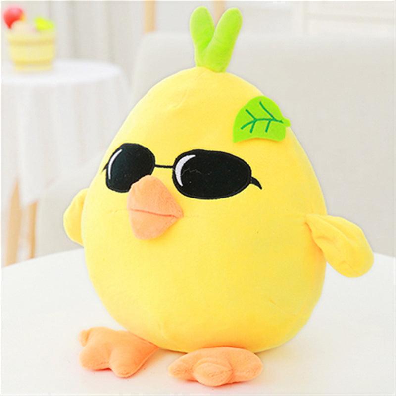 Small grass chicken plush toy Yellow Install cool Plushie Depot