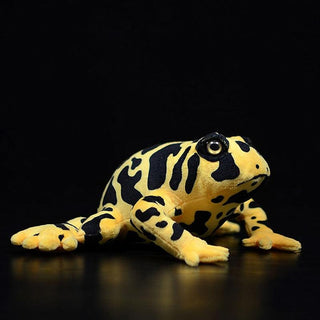 Realistic Yellow Poison Dart Frog Plush Toy - Plushie Depot