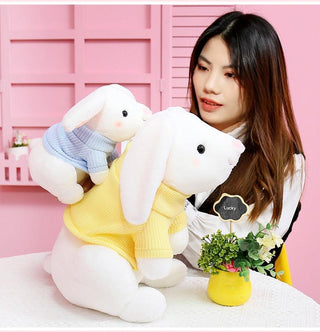 Kawaii Bunny Rabbit With a Sweater Plush Toys Plushie Depot