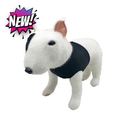 Realistic Bull Terrier Plushie Default Title Stuffed Animals Plushie Depot