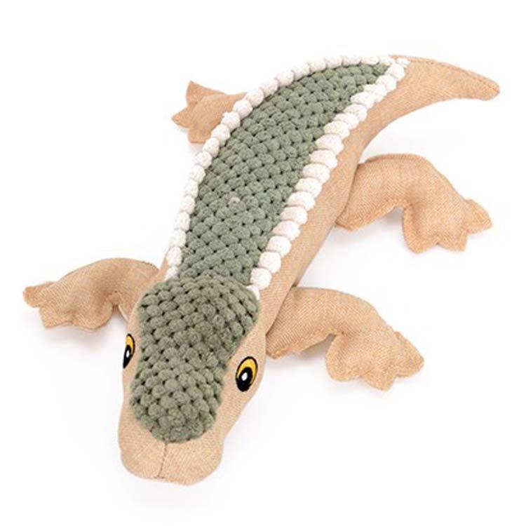 Crocodile Dog Toy w/ Sound Pet Toys Plushie Depot