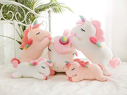 Unicorn Plush Pillow – Stuffed Unicorn Plush Pillow for Kids – Cute Unicorn Plush – Soft and Comfortable Unicorn Plush – Safe for Kids – Perfect Present for Kids – Pink 12 inches Stuffed Animals Plushie Depot
