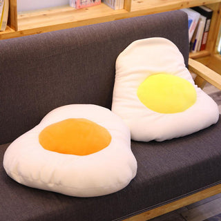 Lifelike Egg Yolk Throw Pillows Pillows - Plushie Depot