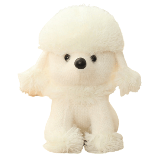 Cute Fuzzy Poodle Plushies Stuffed Animals - Plushie Depot