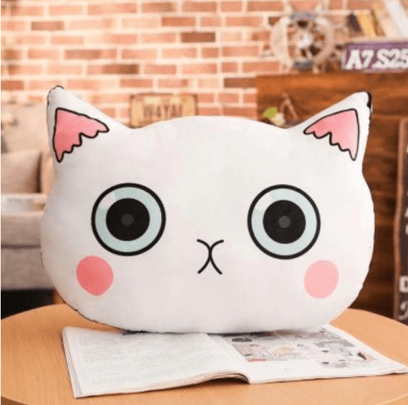 Cute cartoon cat pillow plush toy 8 style 45×30cm Plushie Depot