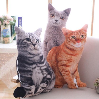Simulation Plush Cat Pillows Plushie Depot