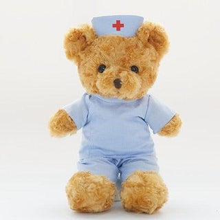 Doctor and Nurse Teddy Bear Plush Toys 8" style 6 Plushie Depot