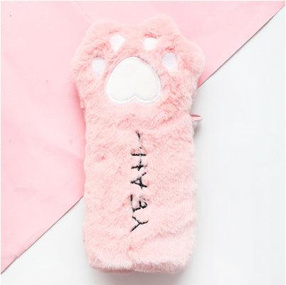 Cute Cat's Paw Plush Bag Pink Bags Plushie Depot