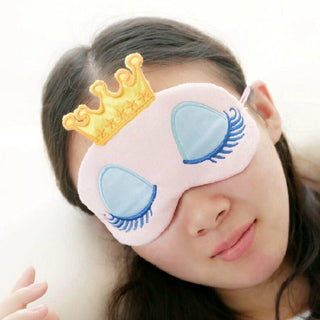 Crown Cutesy Crown Wink Sleep Mask - Plushie Depot