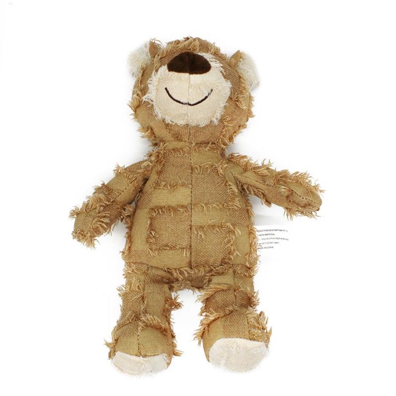 Patches the Stuffed Teddy Bear Dog Toy Brown Teddy bears Plushie Depot