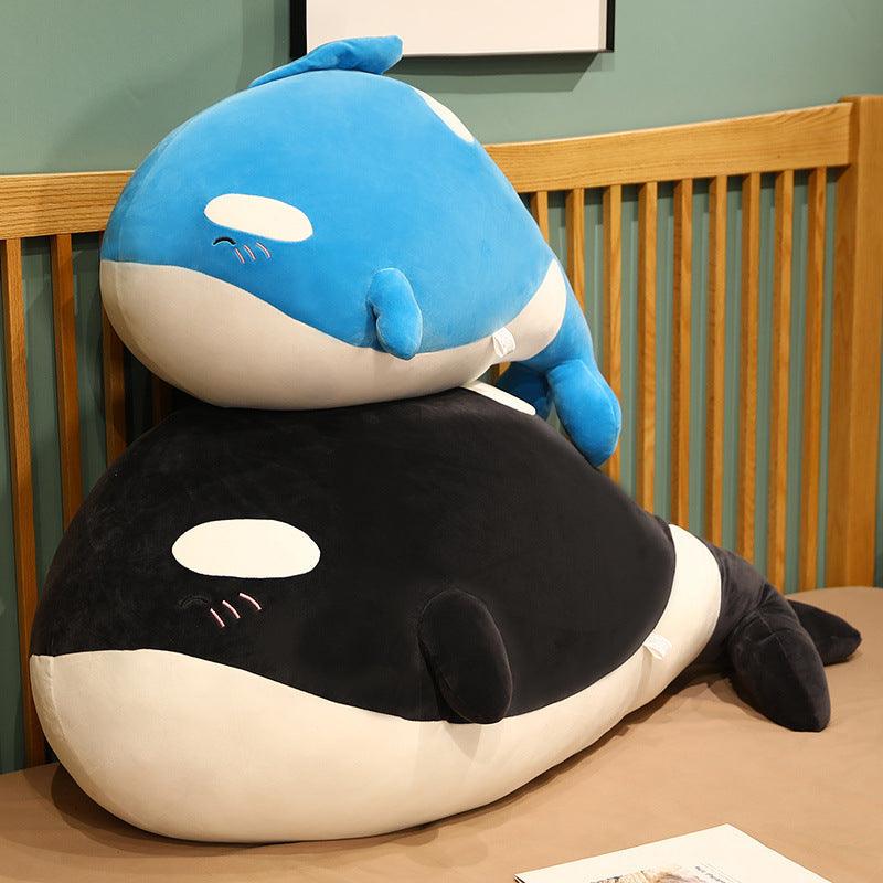Cute Stuffed Blue Whale Plush Toy Plushie Depot