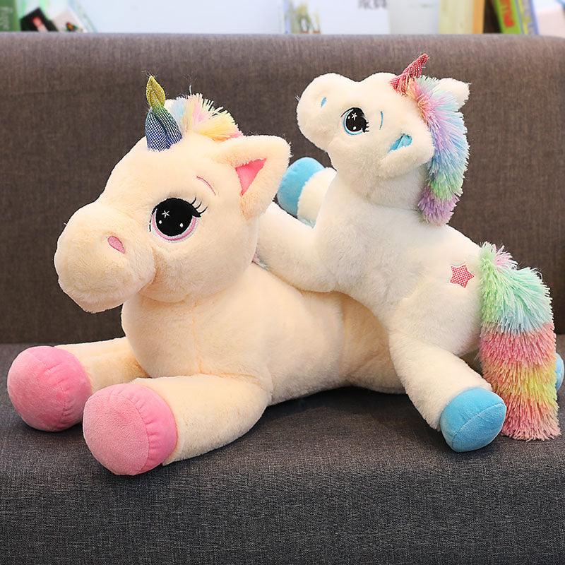 Kawaii Rainbow Unicorn Plush Toys Stuffed Toys - Plushie Depot
