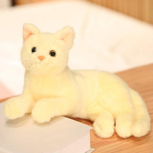 Kawaii Kitty Cat 11” yellow Stuffed Animals - Plushie Depot