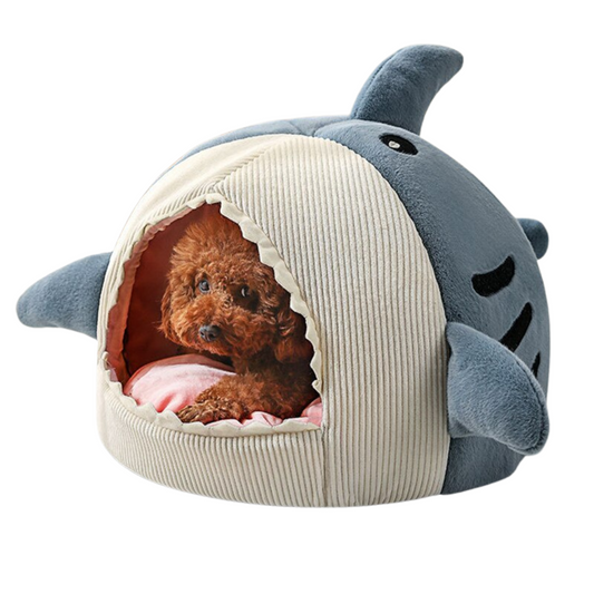 Small Shark Pet Bed Pet beds - Plushie Depot